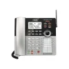 VTech Small Business CM18245 4-Line Cordless Extension Phone, Silver/Black