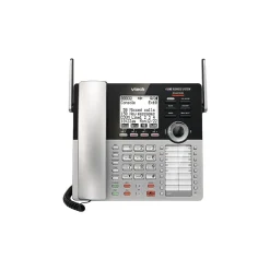 VTech Small Business System 80-0978-00 4-Line Cordless Phone, Silver/Black