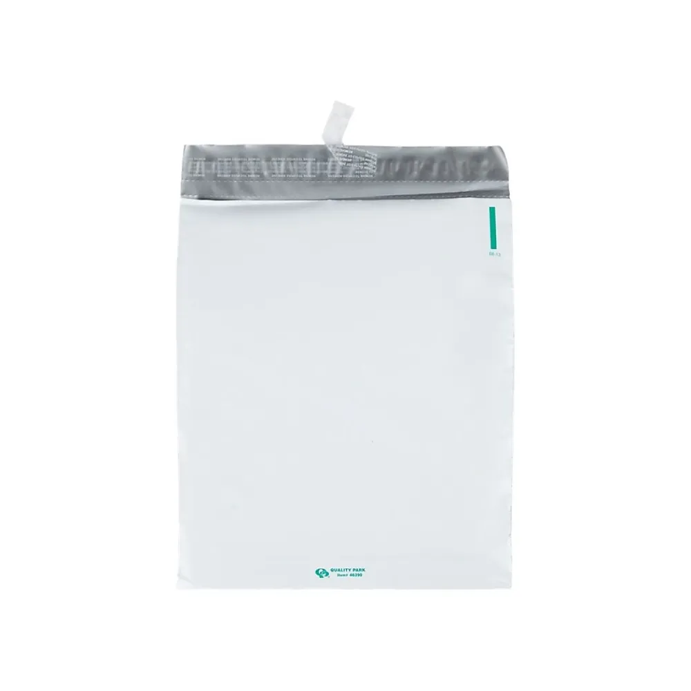 Best Quality Park 11"W x 13"L Redi-Strip Expansion Poly Mailers, White, 100/Box (QUA46390)