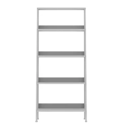 Shelving*Walker Edison 55" Wood Ladder Bookshelf - White (SPS55LDWH)