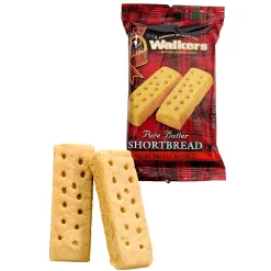 Walkers Walker's Shortbread Fingers Pure Butter Shortbread Cookies, Individually Wrapped, 1.4 oz, 24/Pack (WKR00116)