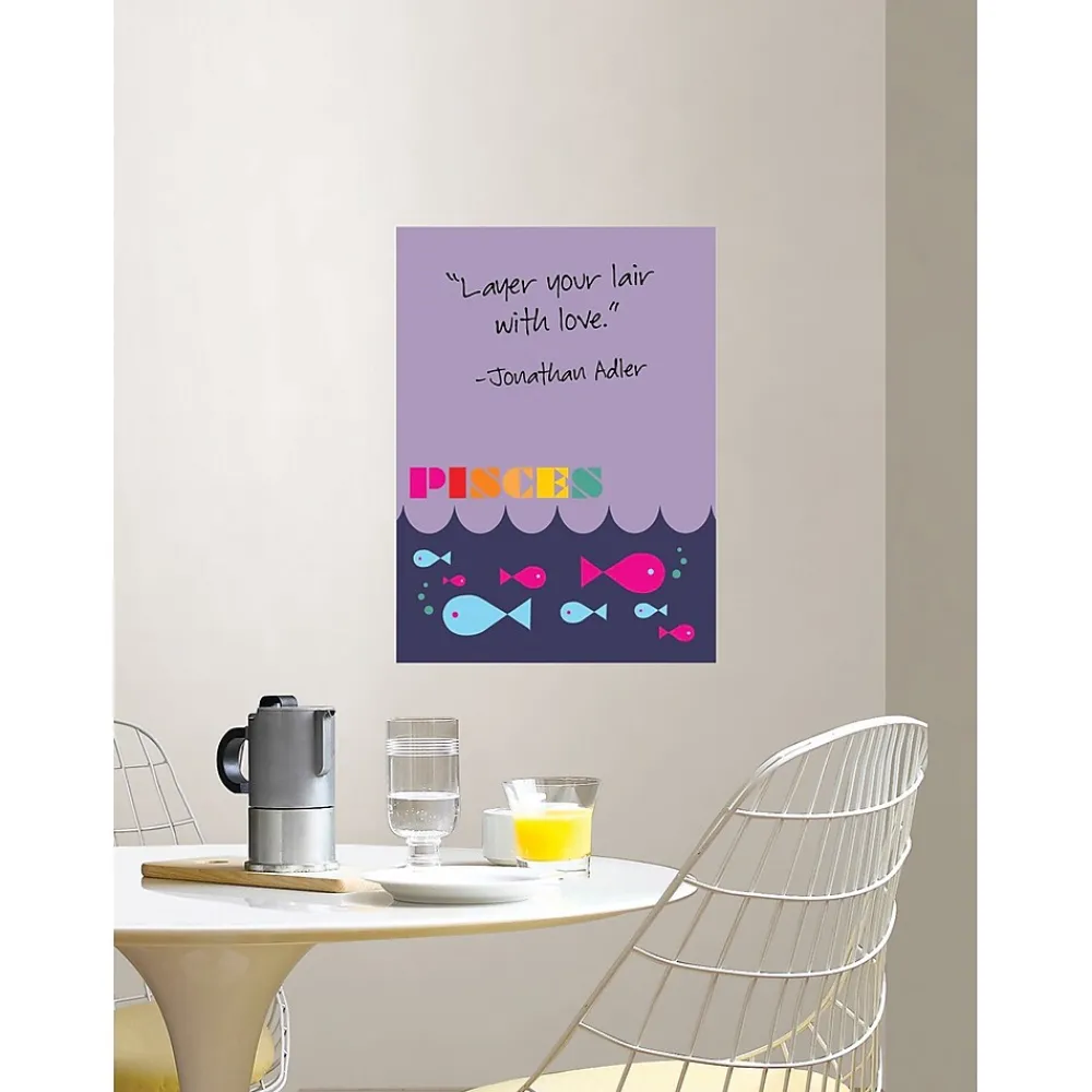 Dry Erase*Wall Pops WallPops Pisces Dry-Erase Message Board