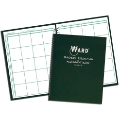 Grade Books*Ward Weekly Lesson Planner, 8.5" x 11", 3/Bundle (WAR18-3)