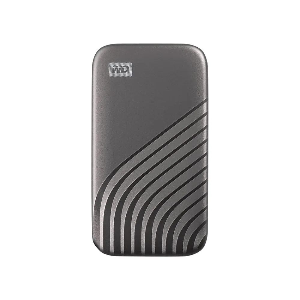 Best WD My Passport 500GB USB 3.2 External Solid State Drive, Grey (BAGF5000AGY)
