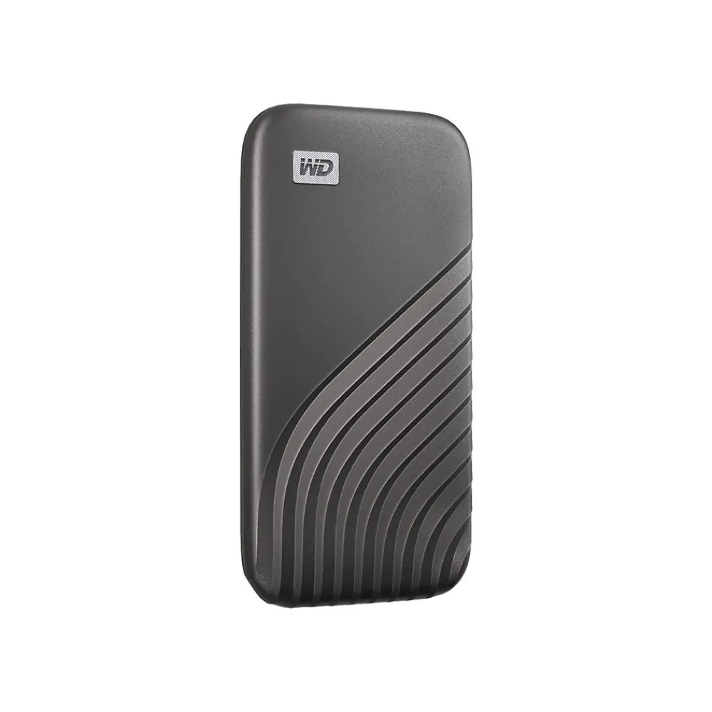 Best WD My Passport 500GB USB 3.2 External Solid State Drive, Grey (BAGF5000AGY)
