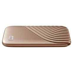Discount WD My Passport 1TB USB 3.2 External Solid-State Drive, Gold (BAGF0010BGD-WESN)