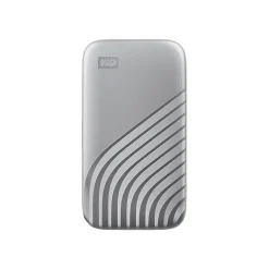 Outlet WD My Passport 2TB USB 3.2 External Solid-State Drive, Silver (BAGF0020BSL-WESN)
