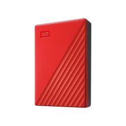 New WD My Passport 4TB USB 3.2 Gen 1 External Hard Drive, Red (BPKJ0040BRD-WESN)
