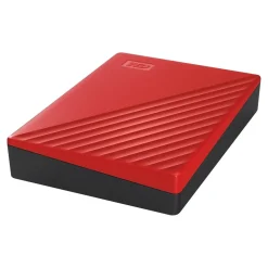 New WD My Passport 4TB USB 3.2 Gen 1 External Hard Drive, Red (BPKJ0040BRD-WESN)