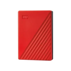 New WD My Passport 4TB USB 3.2 Gen 1 External Hard Drive, Red (BPKJ0040BRD-WESN)