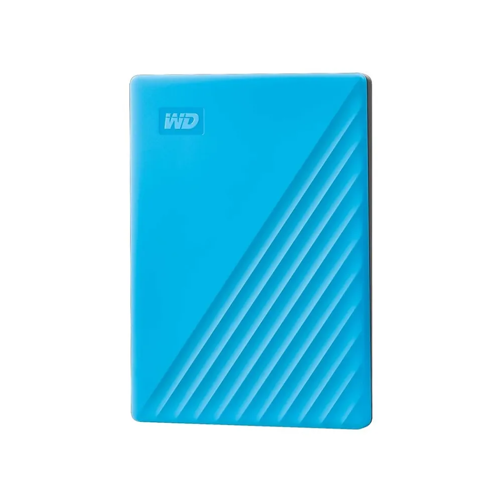 WD My Passport 2TB USB 3.2 Gen 1 External Hard Drive, Sky (BYVG0020BBL-WESN)