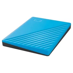 Discount WD My Passport 2TB USB 3.2 Gen 1 External Hard Drive, Sky (BYVG0020BBL-WESN)