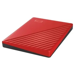 Sale WD My Passport 2TB USB 3.2 Gen 1 External Hard Drive, Red (BYVG0020BRD-WESN)