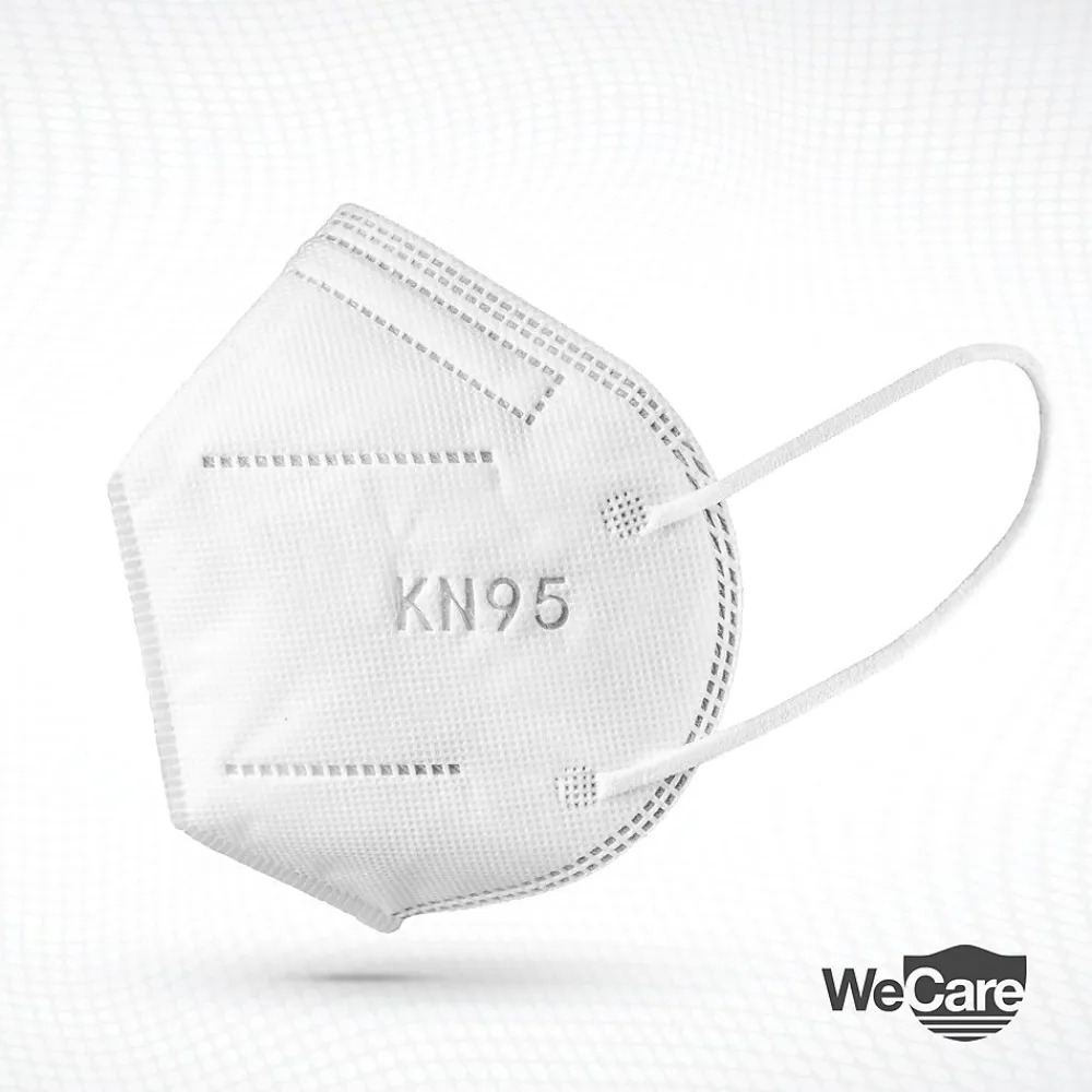 Disposable KN95 Face Mask, Adult, White, 20 Masks/Box, 50 Boxes/Pack (TBN202737)<WeCare Online