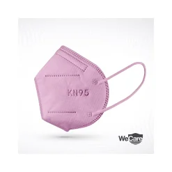 Disposable KN95 Face Mask, Adult, Pink, 20 Masks/Box, 50 Boxes/Pack (TBN203234)<WeCare Sale