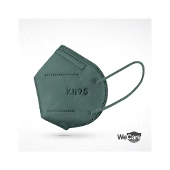 Disposable KN95 Face Mask, Adult, Dark Green, 20 Masks/Box, 50 Boxes/Pack (TBN203232)<WeCare Sale