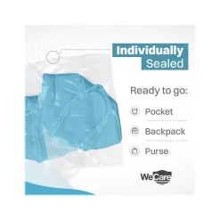 Disposable KN95 Face Mask, Adult, Blue, 20/Pack (WCKN97)<WeCare Sale