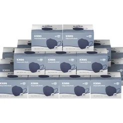 Disposable KN95 Face Mask, Adult, Navy, 20 Masks/Box, 50 Boxes/Pack (TBN203233)<WeCare