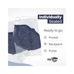 Disposable KN95 Face Mask, Adult, Navy, 20 Masks/Box, 50 Boxes/Pack (TBN203233)<WeCare