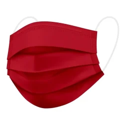 WeCare 3-ply Disposable Face Mask, Kids, Red, 50/Box (WMN100029)