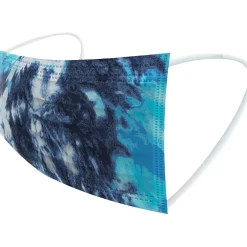 WeCare 3-ply Disposable Face Masks, Individually Wrapped, Adult, Assorted Colors, 50/Box (WMN100060)