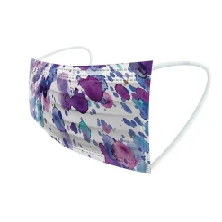 WeCare 3-ply Disposable Face Masks, Individually Wrapped, Kids, Multicolor, 50/Box (WMN100084)