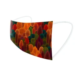 WeCare 3-ply Disposable Face Masks, Kids, Assorted Fall Designs, 50/Box (WMN100115)