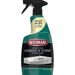Granite Disinfectant Cleaner and Polish, Citrus Scent, 24 Oz. 6/Carton (WMN109)<Weiman New