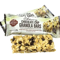 Wellsley Farms Chewy Chocolate Granola Bar, 0.88 oz., 60 Bars/Box (220-00538)