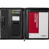 Concept Polyester Padfolio with Zipper Closure, Black (601563)<Wenger New