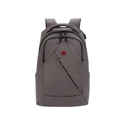 Wenger Laptop Backpack, Charcoal Heather Polyester (07613329059050)