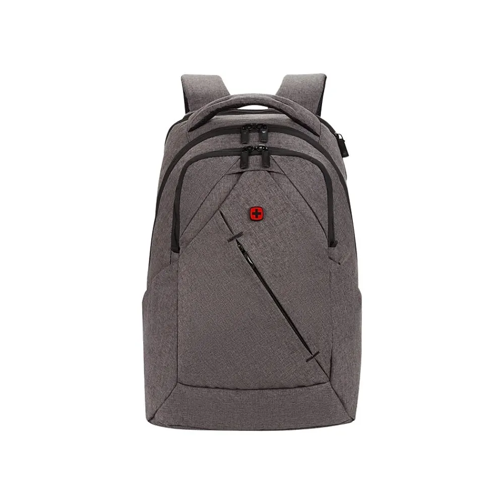 Wenger Laptop Backpack, Charcoal Heather Polyester (07613329059050)