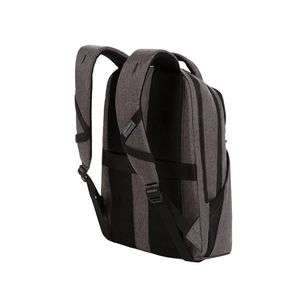 Wenger Laptop Backpack, Charcoal Heather Polyester (07613329059050)