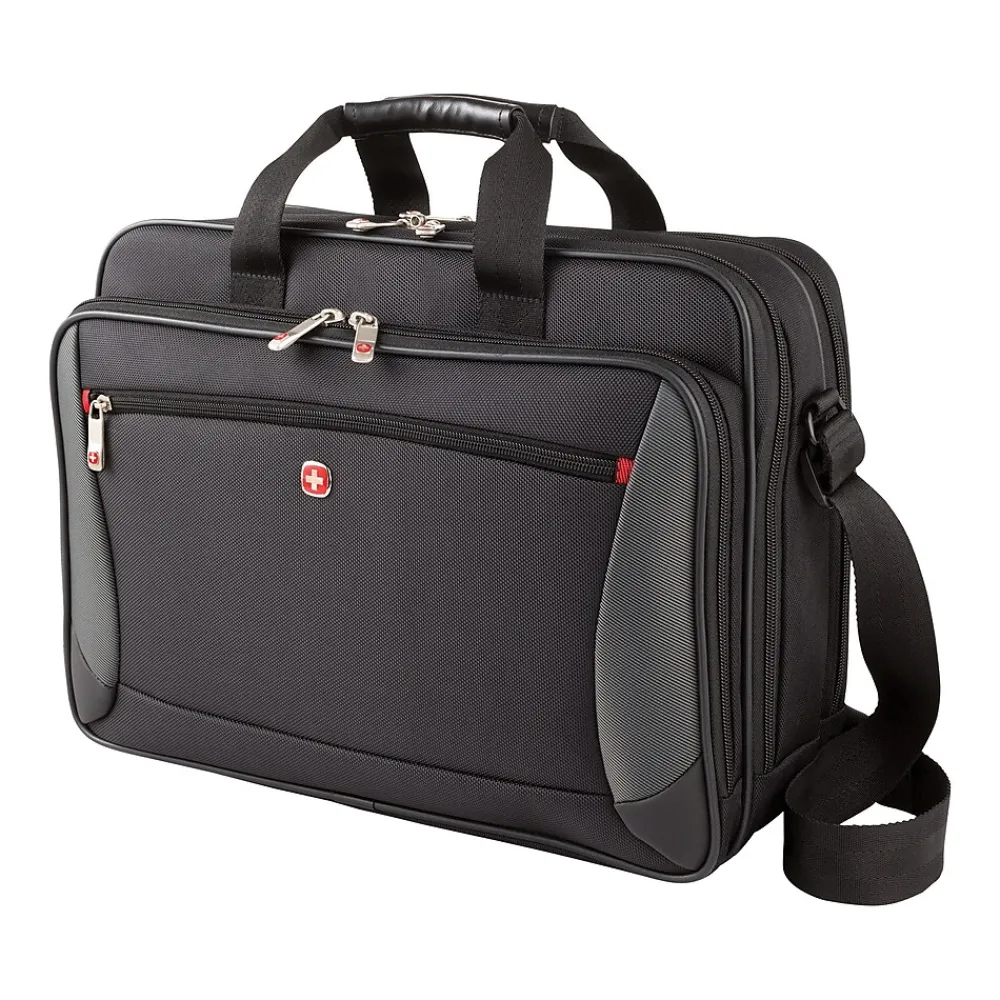 Mainframe 16" Laptop Briefcase, Black (64038010)<Wenger Clearance