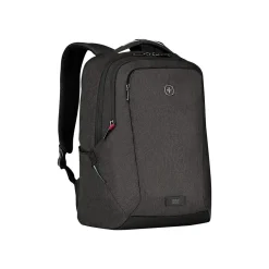 Wenger MX Professional Laptop Backpack, Heather Gray Polyester (611641)