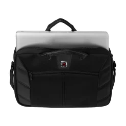 Laptop Bags|Wenger Sherpa Laptop Case, Black Polyester (605295)