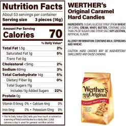 Riesen Werther's Original Carmel Hard Candies and Carmel Chocolates, 30 oz (600-00285)