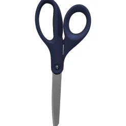 Scissors|Westcott 8" Titanium Multi-Purpose/Heavy Duty Scissor, Blunt Tip, Navy (17509)