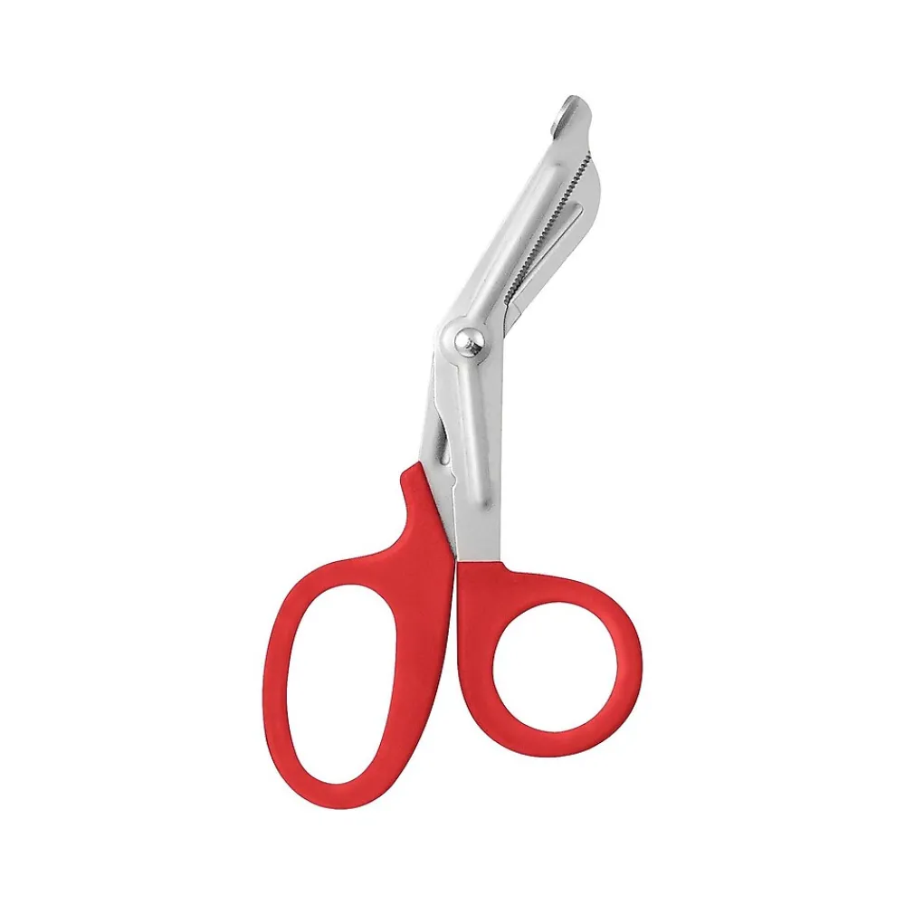 Scissors|Westcott All Purpose 7" Stainless Steel Sewing/Craft Scissors, Blunt Tip, Red (ACM10098)