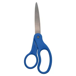 Scissors|Westcott All Purpose 7" Stainless Steel Standard Scissors, Pointed Tip, Blue (44217)