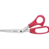 Scissors|Westcott All Purpose 8" Stainless Steel Standard Scissors, Pointed Tip, Red (10703)