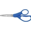 Scissors|Westcott All Purpose Preferred 8" Stainless Steel Scissors, Pointed Tip, Blue (41218)