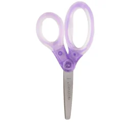Scissors|Acme United Westcott® Jellies™ Kids 5" Stainless Steel Gel Handle Scissors, Blunt Tip, Assorted Colors, 12/Pack (67364)