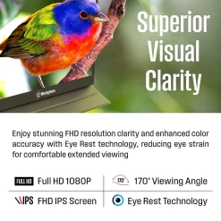 New Westinghouse 15.6" 60 Hz FHD Portable Monitor, Black (WH156FP)