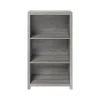 Bookcases*Whalen Fallbrook 3-Shelf 48"H Bookcase, Smoked Ash/Rustic Warm Gray (SPUS-FBBK-GM)