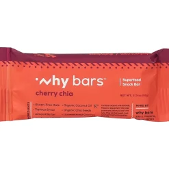 Why Bars Gluten-Free Cherry Chia Superfood Energy Bar, 2.04 oz., 12 Bars/Box (WB4)