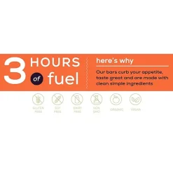 Why Bars Gluten-Free Cherry Chia Superfood Energy Bar, 2.04 oz., 12 Bars/Box (WB4)