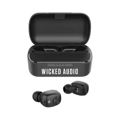 True Wireless Noise Canceling Earbuds, Bluetooth, Black (WITW3050)<Wicked Audio Best