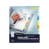 Dividers|Wilson Jones ® View-Tab® Transparent Dividers, 8-Tab Set, Multicolor (W55067)