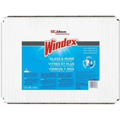 Glass & More Cleaner with Ammonia-D, Unscented, 5 gal. Bag-in-Box Dispenser (696502)<Windex Sale